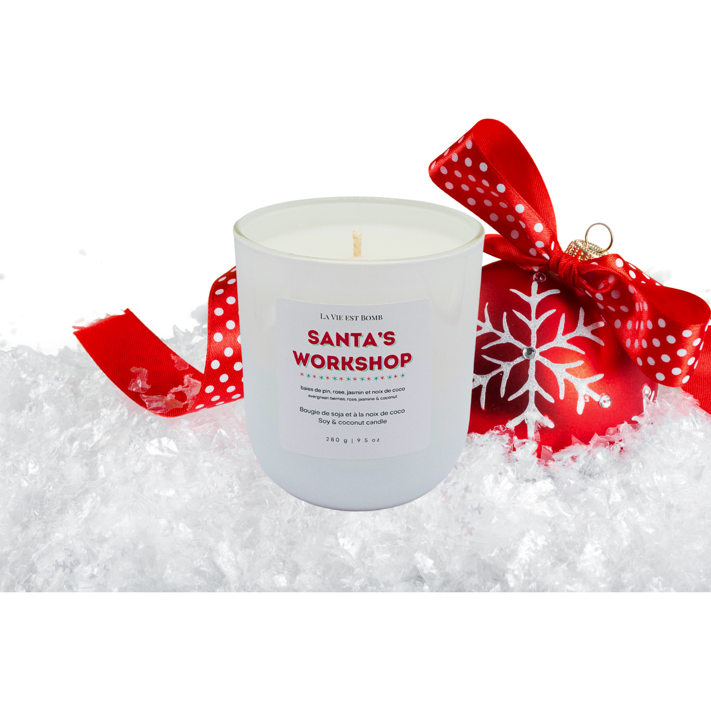 Santa's Workshop Candle