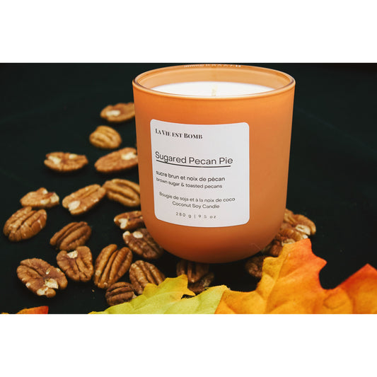 Sugared Pecan Pie Coconut Soy Candle